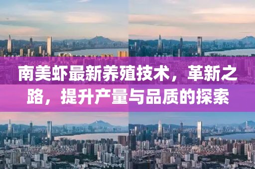 南美蝦最新養(yǎng)殖技術(shù)，革新之路，提升產(chǎn)量與品質(zhì)的探索