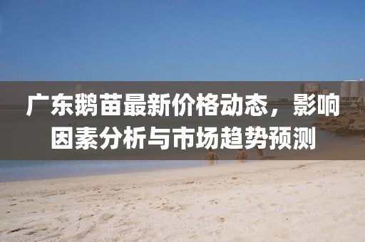 廣東鵝苗最新價格動態(tài)，影響因素分析與市場趨勢預(yù)測