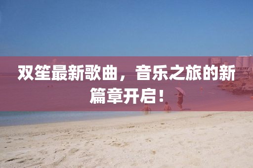 雙笙最新歌曲，音樂之旅的新篇章開啟！