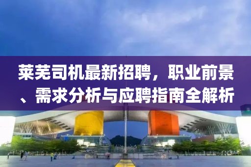 萊蕪司機(jī)最新招聘，職業(yè)前景、需求分析與應(yīng)聘指南全解析