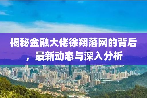 揭秘金融大佬徐翔落網(wǎng)的背后，最新動(dòng)態(tài)與深入分析