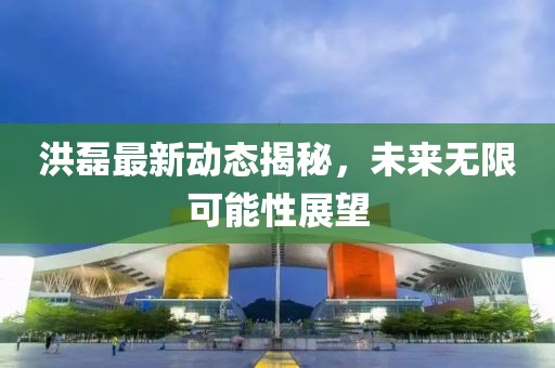 洪磊最新動態(tài)揭秘，未來無限可能性展望