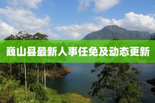 巍山縣最新人事任免及動態(tài)更新
