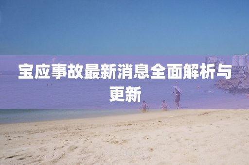 寶應(yīng)事故最新消息全面解析與更新