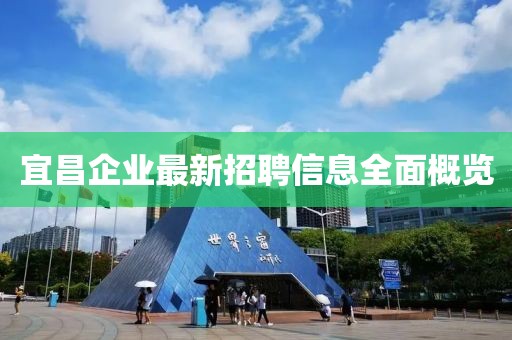 宜昌企業(yè)最新招聘信息全面概覽