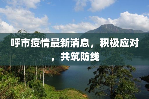 呼市疫情最新消息，積極應(yīng)對，共筑防線