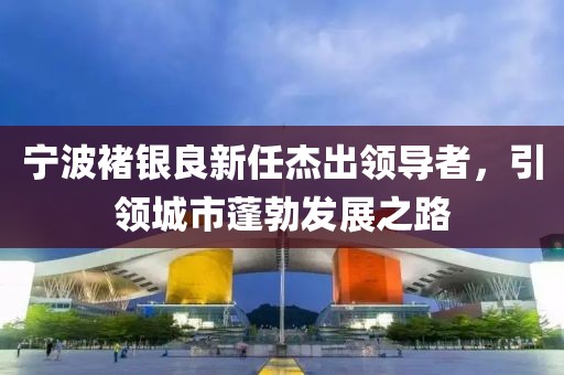 寧波褚銀良新任杰出領(lǐng)導(dǎo)者，引領(lǐng)城市蓬勃發(fā)展之路