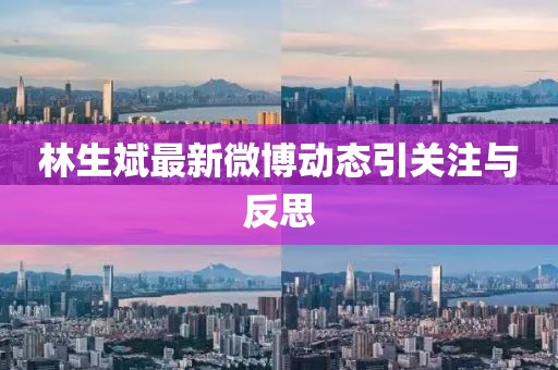 林生斌最新微博動態(tài)引關(guān)注與反思