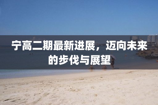 寧高二期最新進(jìn)展，邁向未來的步伐與展望