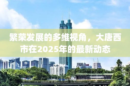 繁榮發(fā)展的多維視角，大唐西市在2025年的最新動態(tài)