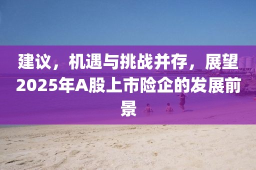 建議，機(jī)遇與挑戰(zhàn)并存，展望2025年A股上市險(xiǎn)企的發(fā)展前景