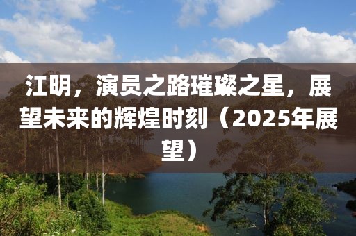 江明，演員之路璀璨之星，展望未來(lái)的輝煌時(shí)刻（2025年展望）