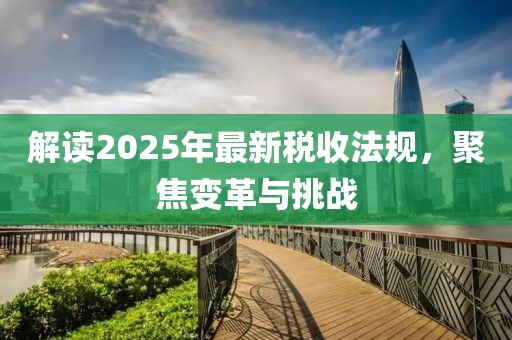 解讀2025年最新稅收法規(guī)，聚焦變革與挑戰(zhàn)