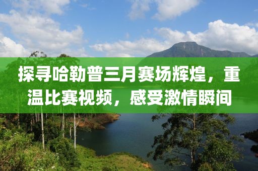 探尋哈勒普三月賽場(chǎng)輝煌，重溫比賽視頻，感受激情瞬間