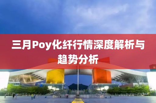 三月Poy化纖行情深度解析與趨勢分析
