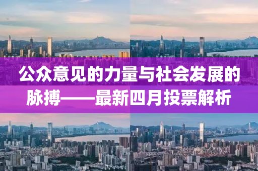 公眾意見的力量與社會發(fā)展的脈搏——最新四月投票解析
