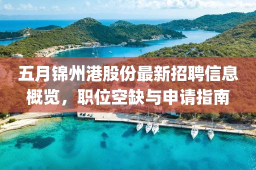 五月錦州港股份最新招聘信息概覽，職位空缺與申請(qǐng)指南