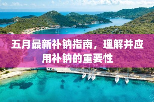 五月最新補鈉指南，理解并應用補鈉的重要性