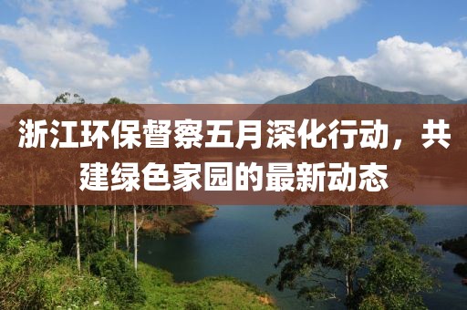 浙江環(huán)保督察五月深化行動，共建綠色家園的最新動態(tài)