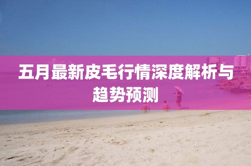 五月最新皮毛行情深度解析與趨勢(shì)預(yù)測(cè)