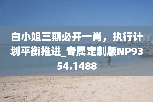 白小姐三期必開一肖，執(zhí)行計劃平衡推進_專屬定制版NP9354.1488