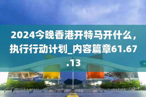2024今晚香港開特馬開什么，執(zhí)行行動計劃_內(nèi)容篇章61.67.13